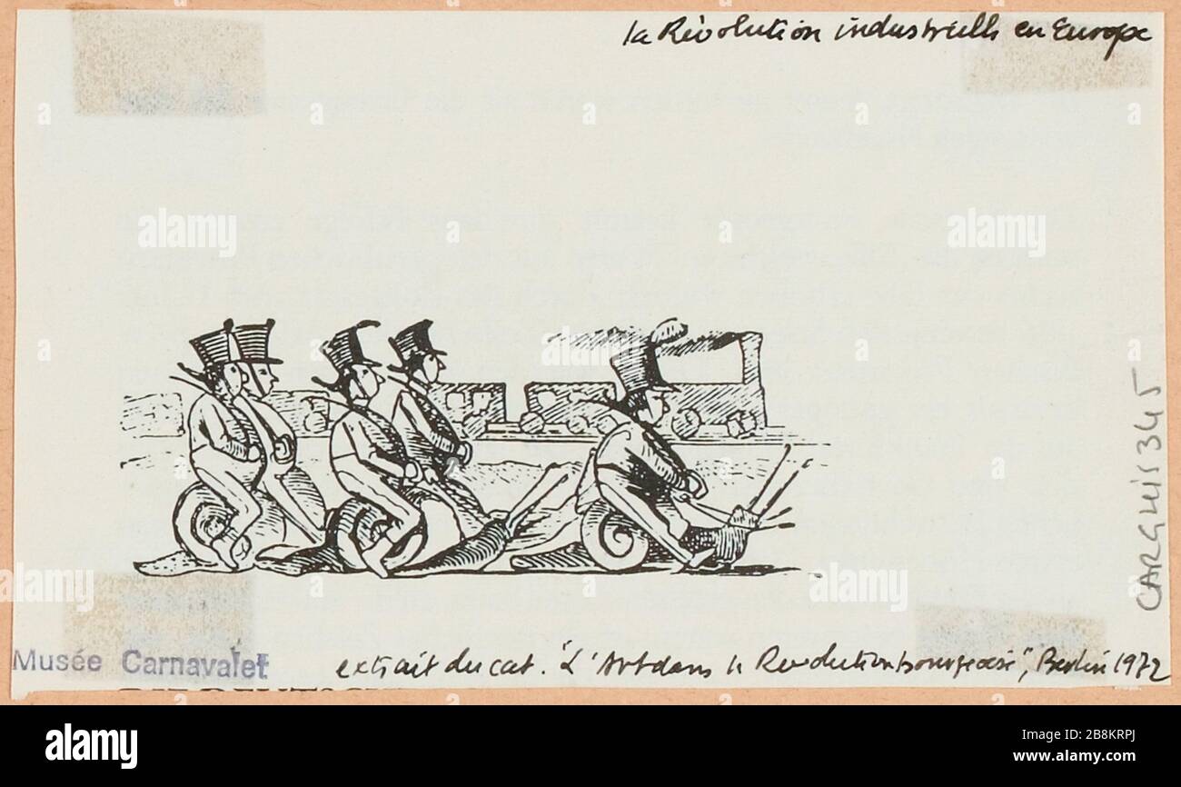 Industrielle Revolution in Europa. (TF) Stockfoto