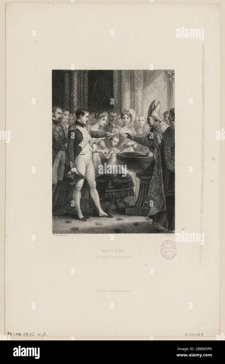 Taufe von Prinz Louis Napoleon. (IT) Stockfoto