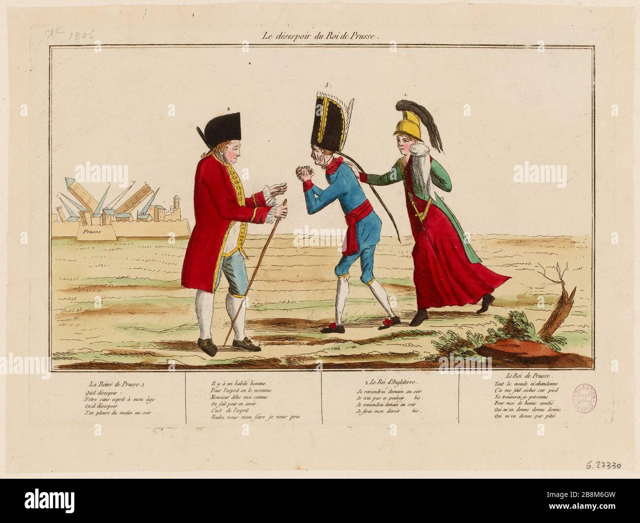 Die pogoni du Roi de Prusse. (TI) Stockfoto