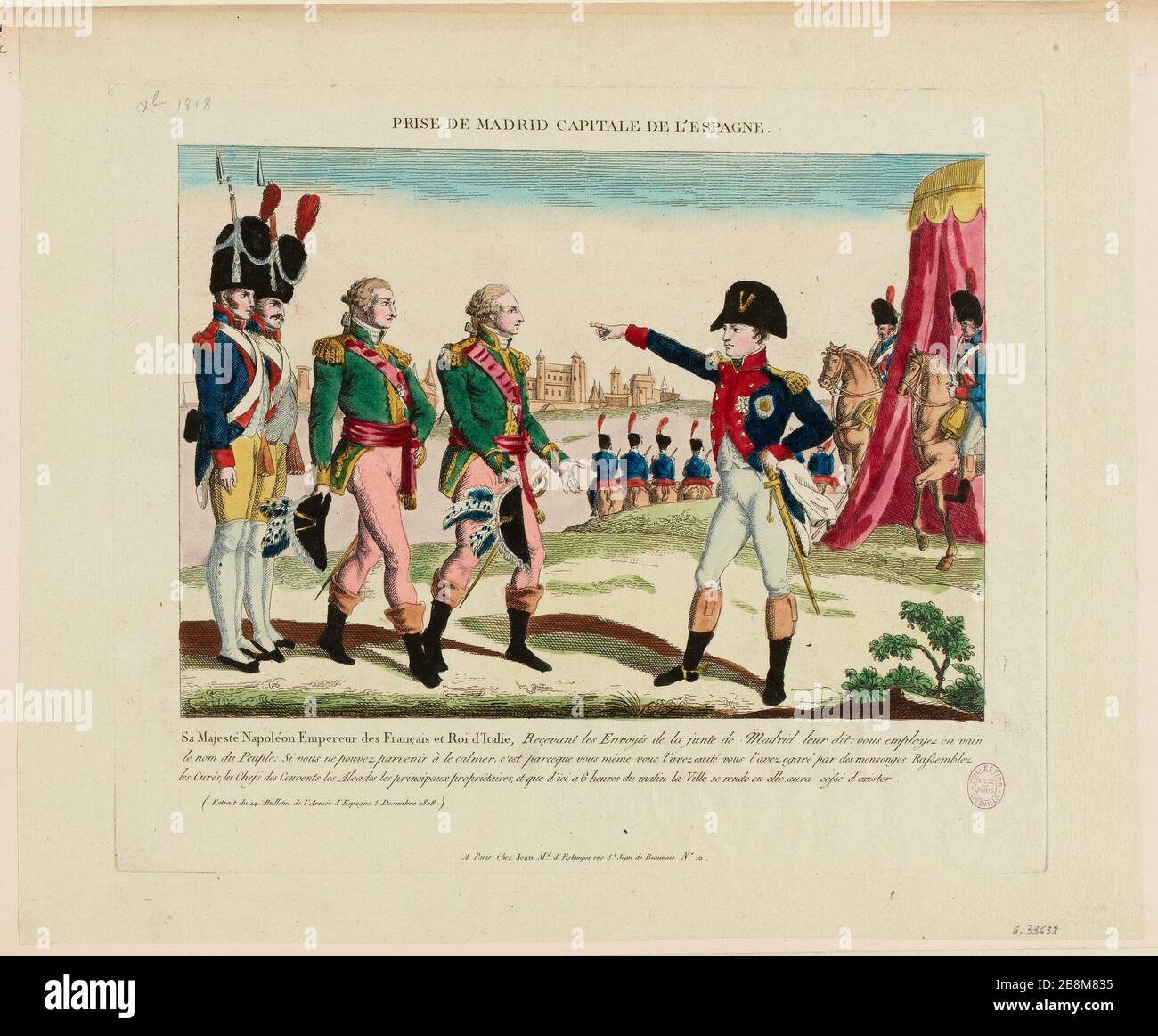 Die Hauptstadt Spaniens. (IT) Stockfoto