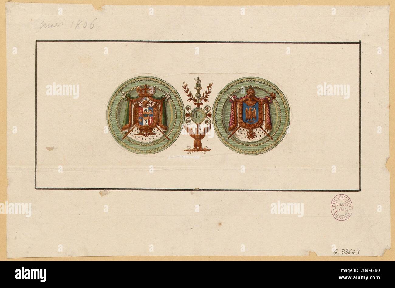 Kaisermantel, ab dem Jahr 1806. (TF) Stockfoto