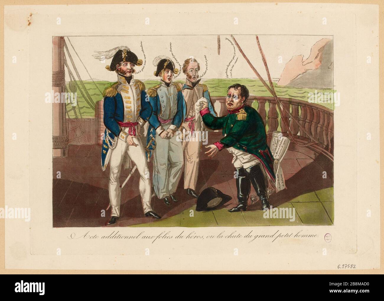 Zusatzgesetz zur Torheit des Helden oder zum Fall des großen kleinen Mannes. (IT) Stockfoto