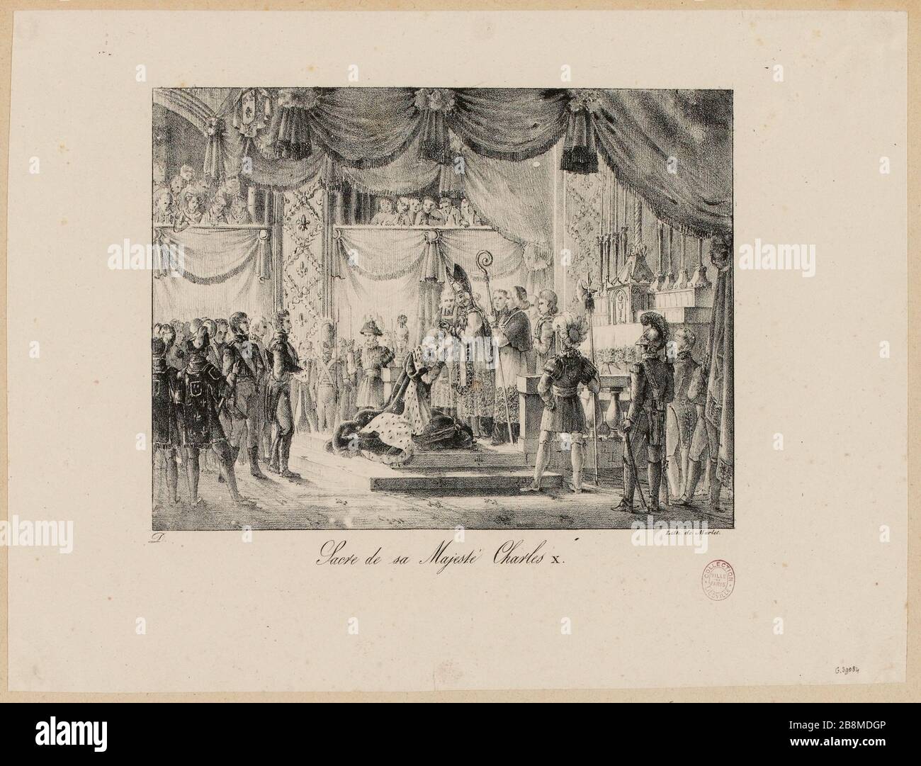 Rite her Majesty Charles X. (TI) Stockfoto