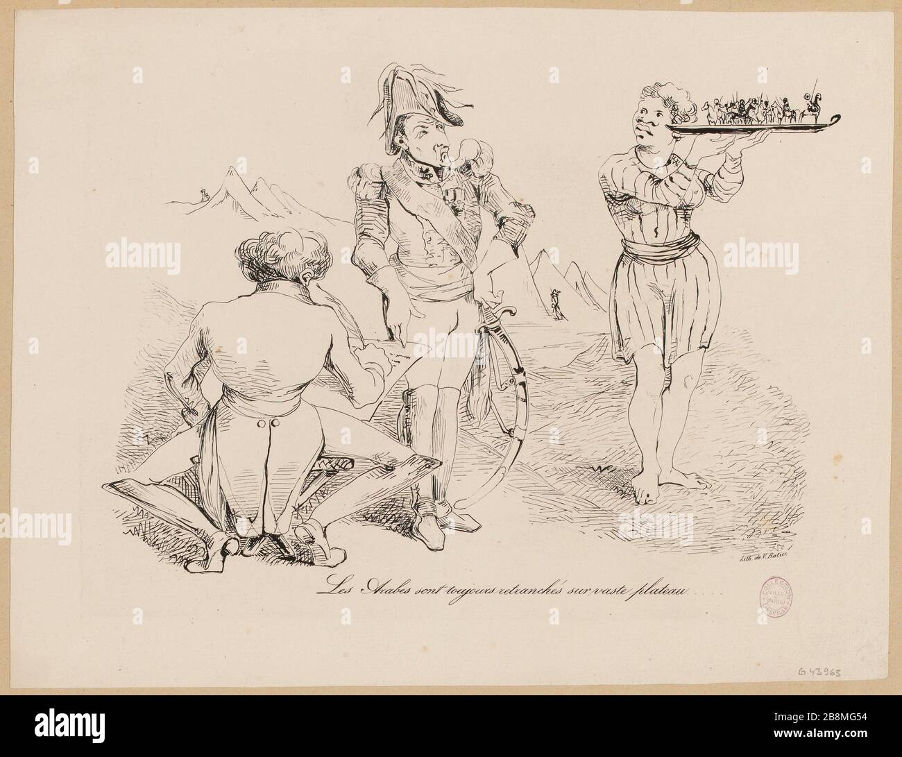 Die Araber sind noch immer auf einem riesigen Plateau verwurzelt. (IT) Stockfoto