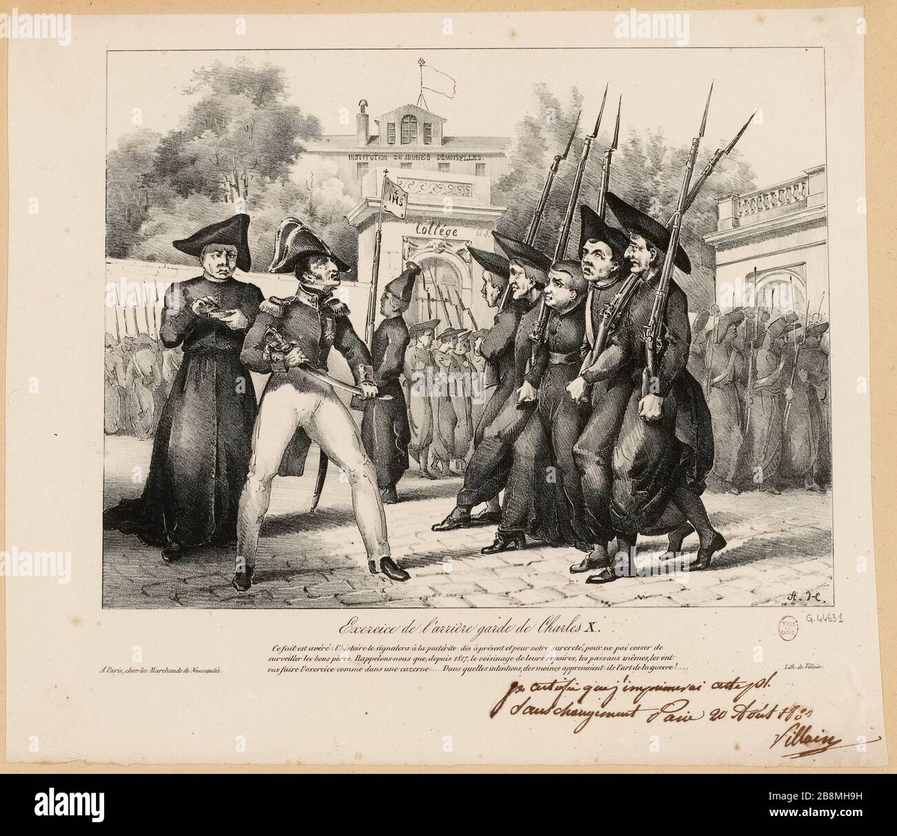 Die Rückenpflege Charles X. (TI) Stockfoto