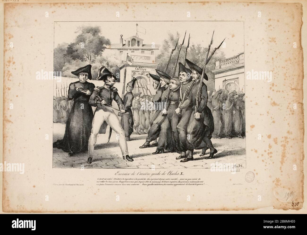 Die Rückenpflege Charles X. (TI) Stockfoto