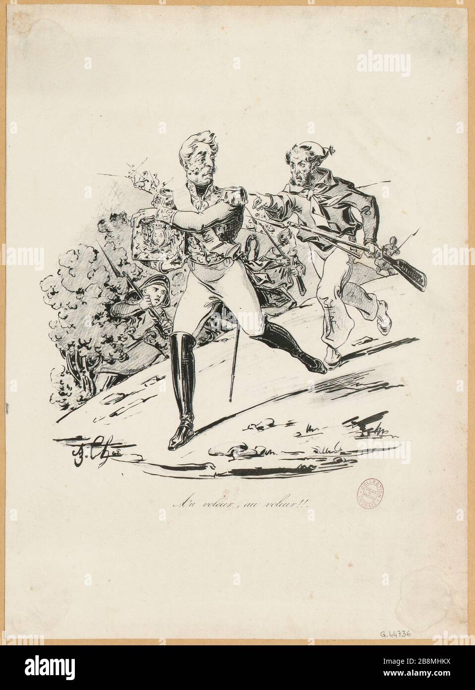 Dieb, Dieb!! (IT) Stockfoto