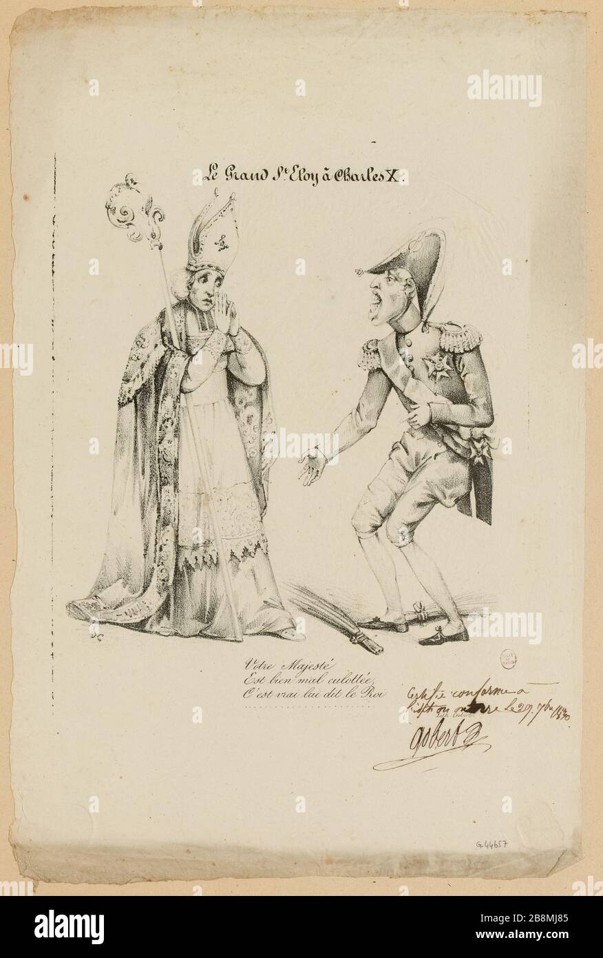 Der große St Eloy Charles X. (IT) Stockfoto