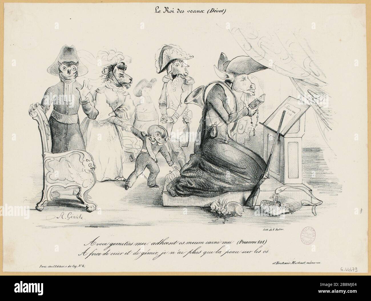 Der König der Kälber (Anhänger) (TI) Stockfoto