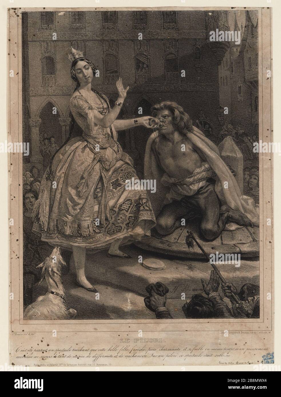 4. Der Pranger Stockfoto