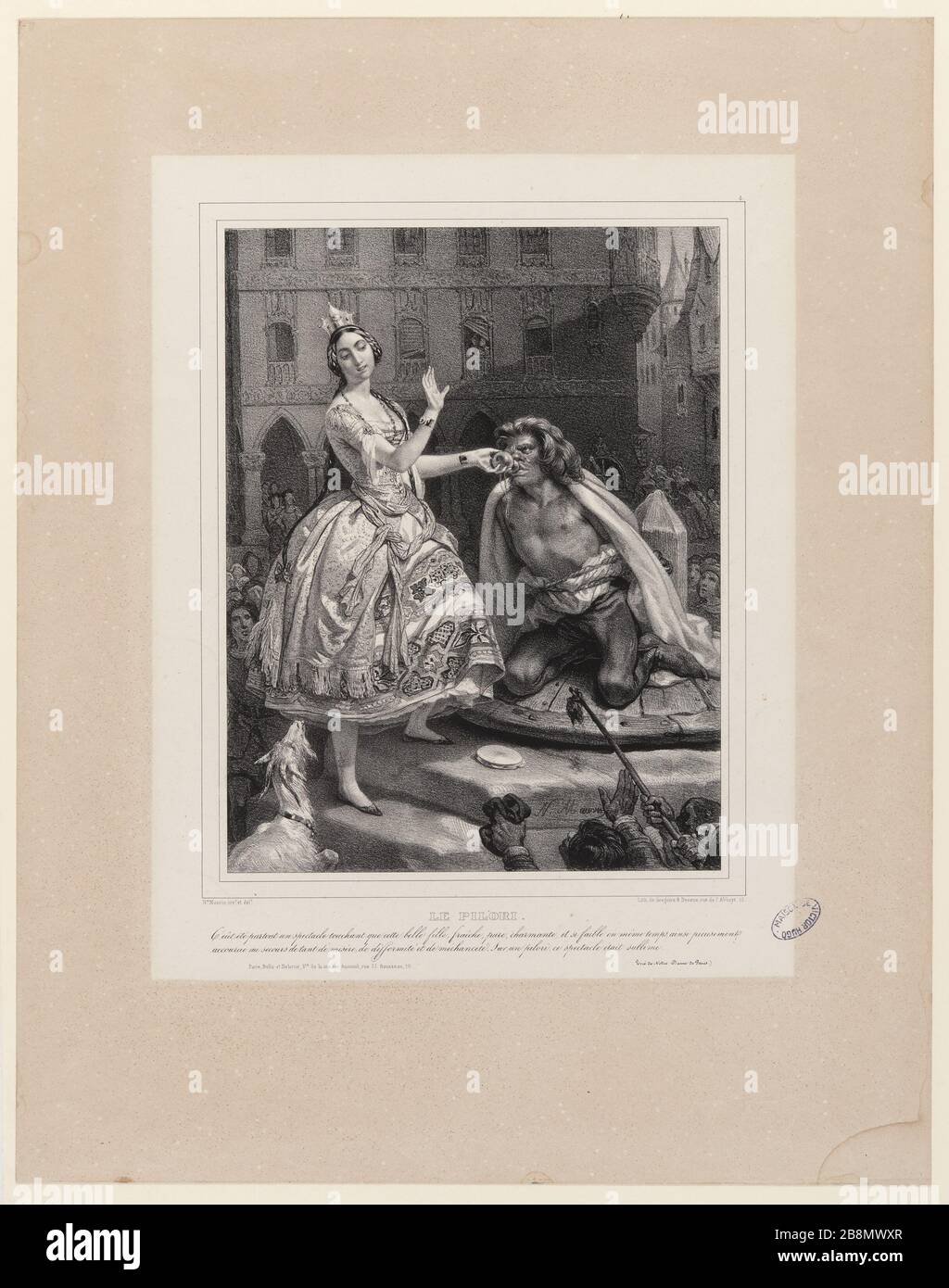 4. Der Pranger Stockfoto