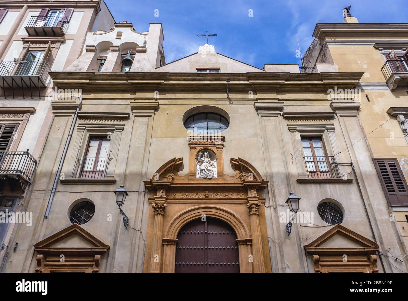Die Kirche Madonna del Soccorso heißt auch Madonna della Mazza im