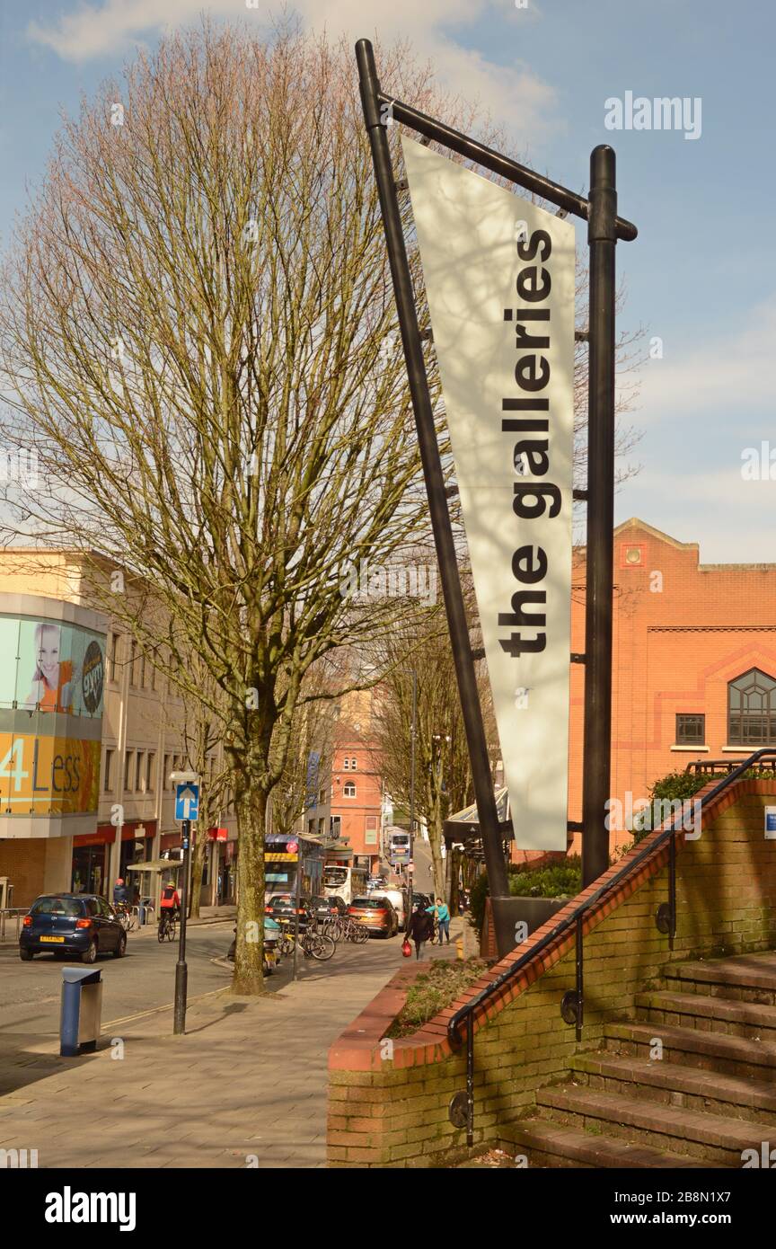 The Galleries ist ein großes Einkaufszentrum in Broadmead, Bristol, ein tolles Ziel für Shopping-Behandlungen. Stockfoto