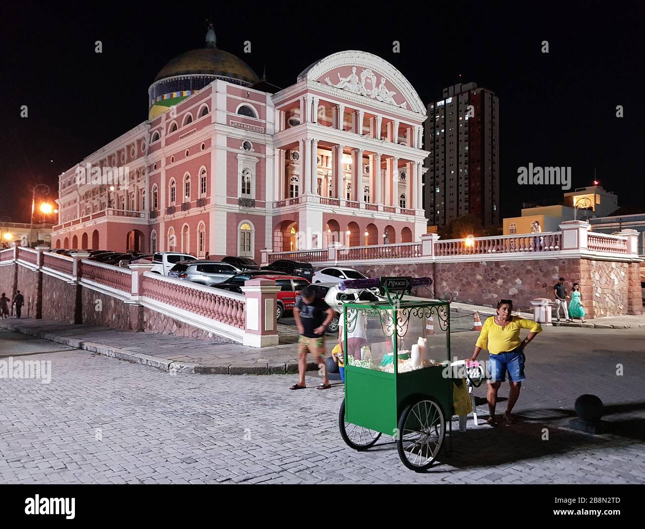 Amazonas Theater in der Stadt Manaus im Norden Brasiliens Stockfoto