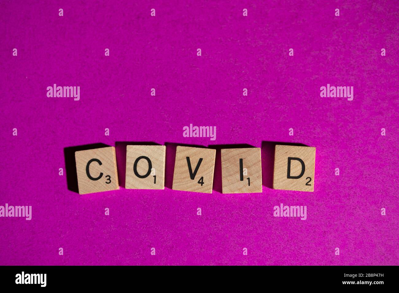 Covid-19 Coronavirus Stockfoto