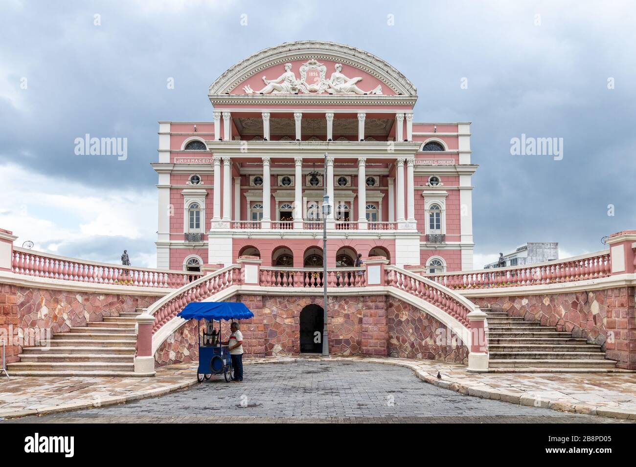 Amazonas Theater in der Stadt Manaus im Norden Brasiliens Stockfoto
