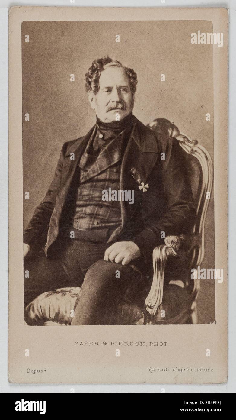 Orlov Alexievitch Porträt Nicolas (1827-1885) Mayer Frères et Pierson. Portrait de Nicolas Alexievitch Orlov (1827-1885). Carte de visite (recto). Tirage sur Papier Albuminé. 1860-1890. Paris, musée Carnavalet. Stockfoto