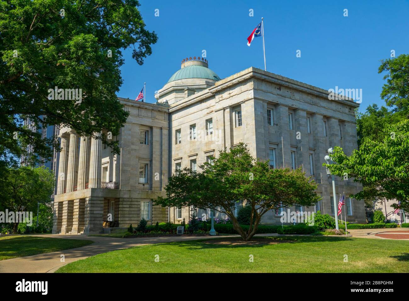 Raleigh NC North Carolina State Capitol Capital Statehouse Complex Stockfoto