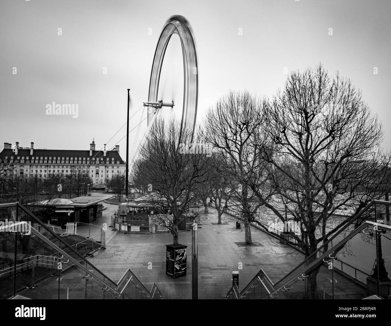 London Shutdown - Covid-19 Coronavirus Lockdown - Leere Straßen Stockfoto