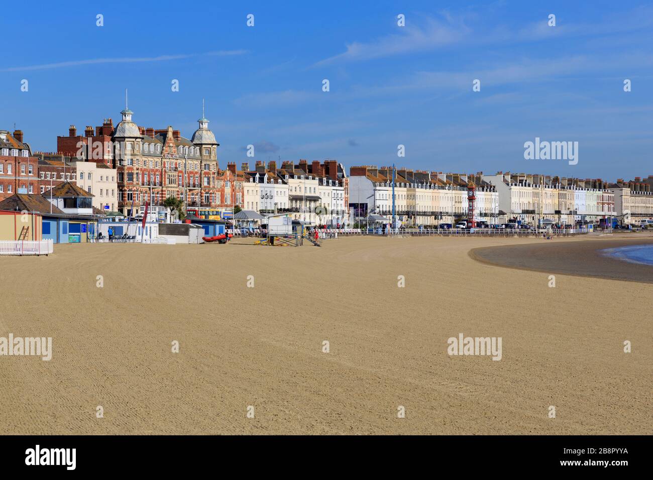 Strand, Weymouth, Dorset, England, Großbritannien Stockfoto