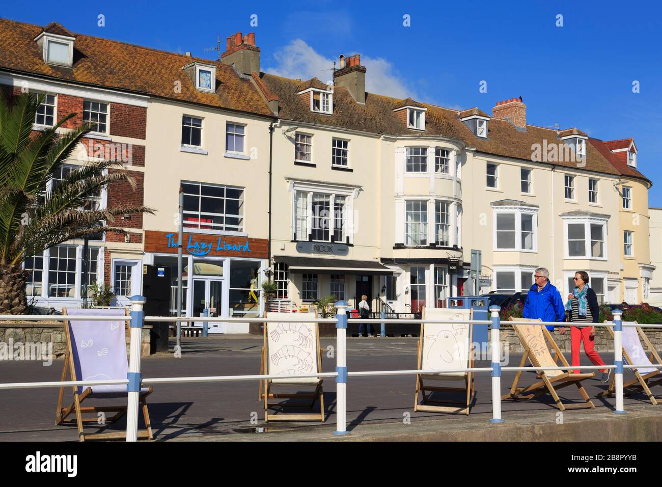 The Esplanade, Weymouth, Dorset, England, Großbritannien Stockfoto