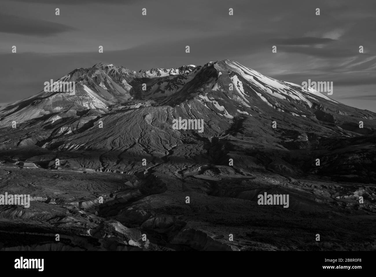 Berg in Washington am Mt St Helens Stockfoto