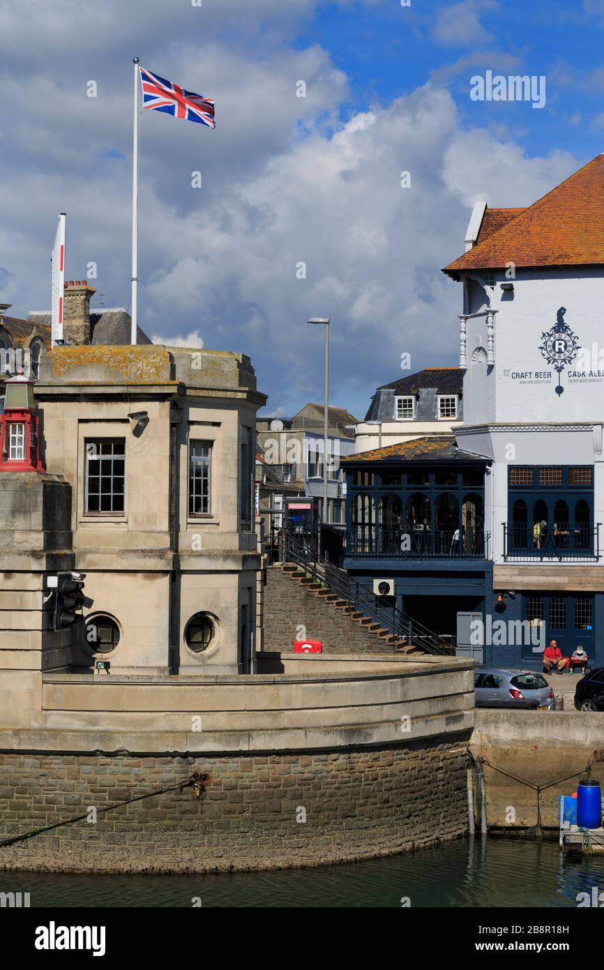 Town Bridge, Weymouth, Dorset, England, Großbritannien Stockfoto