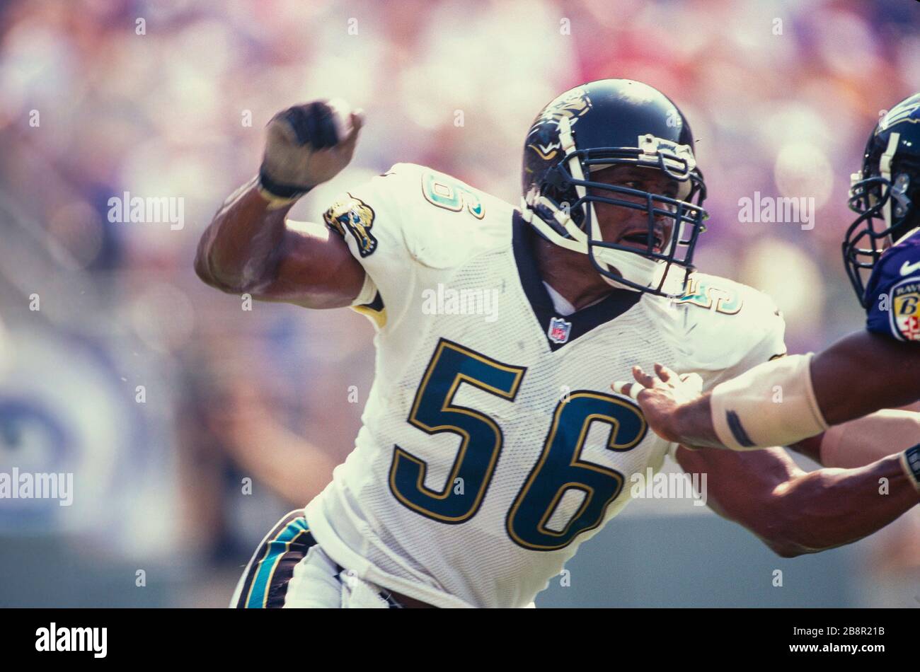 Hardy Nickerson von den Jacksonville Jaguars Stockfoto