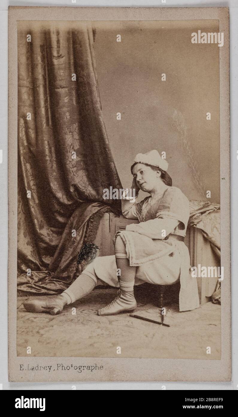 Portrait von Louise (Schauspielerin) Portrait de Louise, actrice. Carte