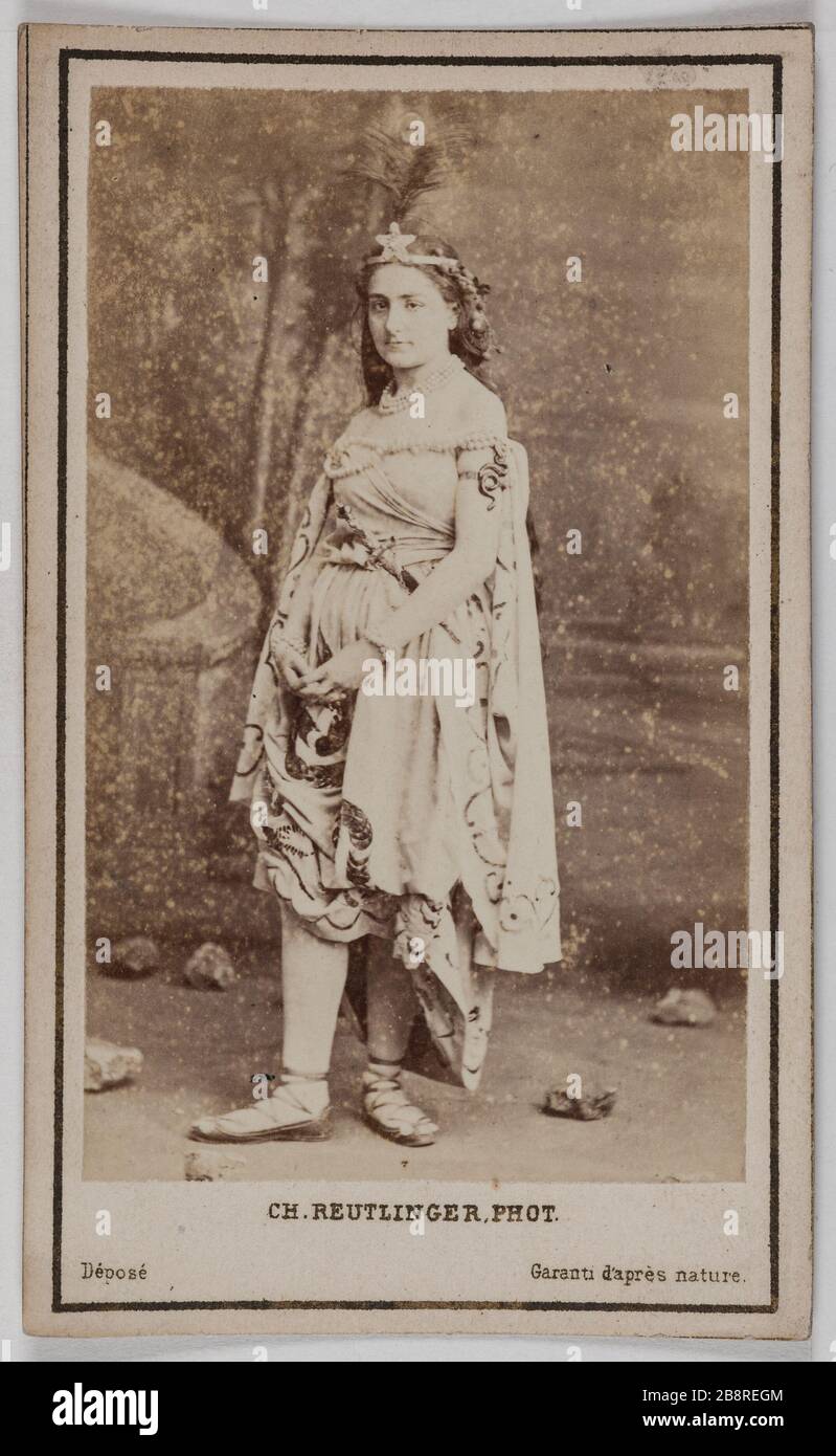 Portrait von Louise (Schauspielerin) Portrait de Louise, actrice. Carte