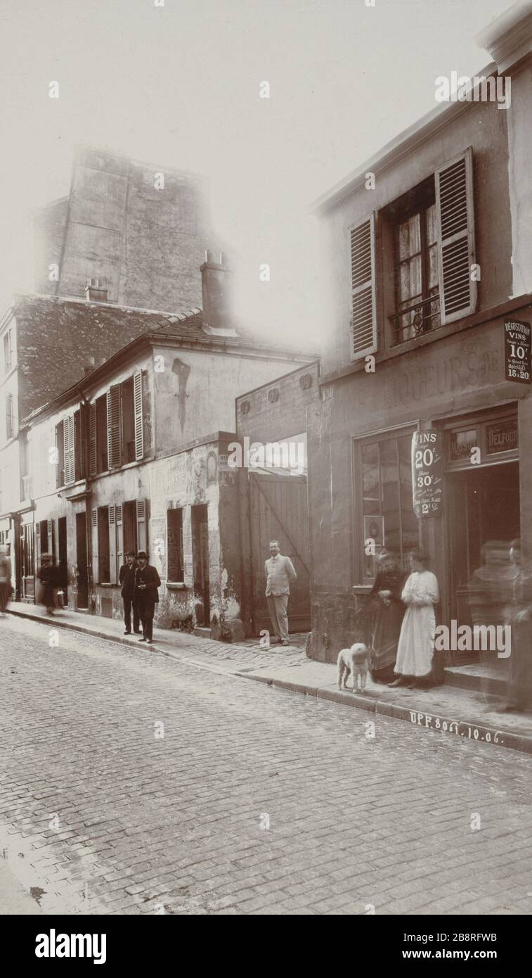 30 RUE VERCINGETORIX Immeuble, 30 Rue Vercingétorix. Paris (XIVème arr.). Union Photographique Française. Paris, musée Carnavalet. Stockfoto