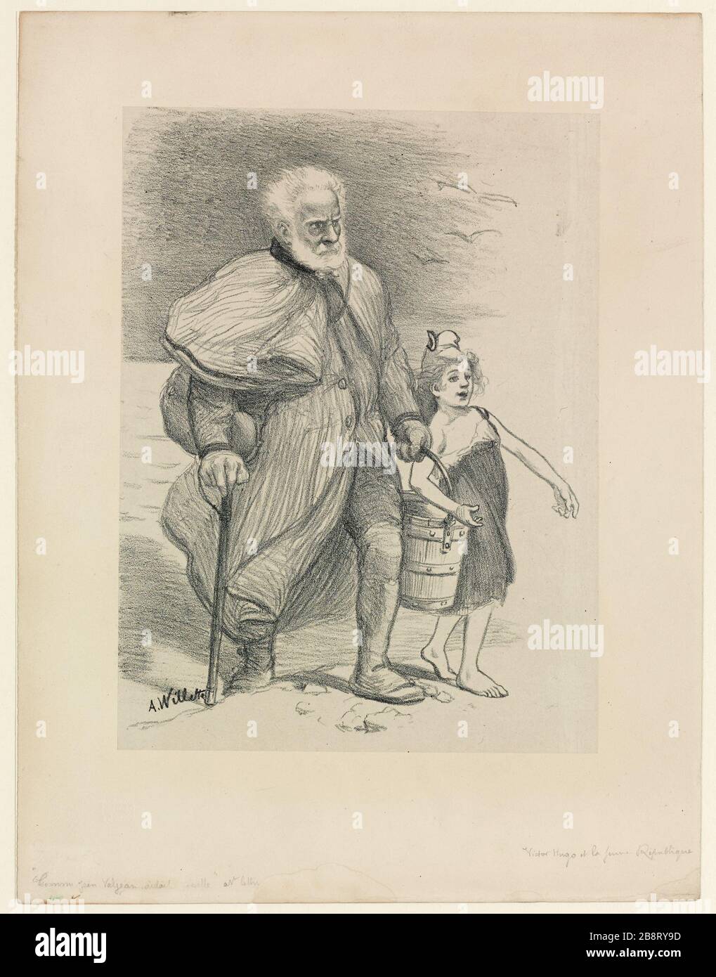 Victor Hugo und die junge Republik Stockfoto