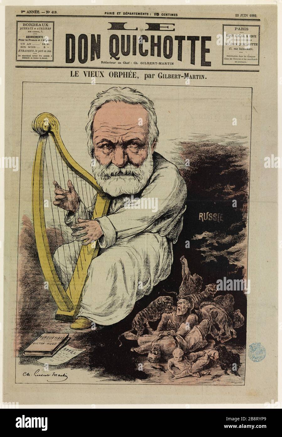 Der alte Orpheus, Gilbert Martin Stockfoto