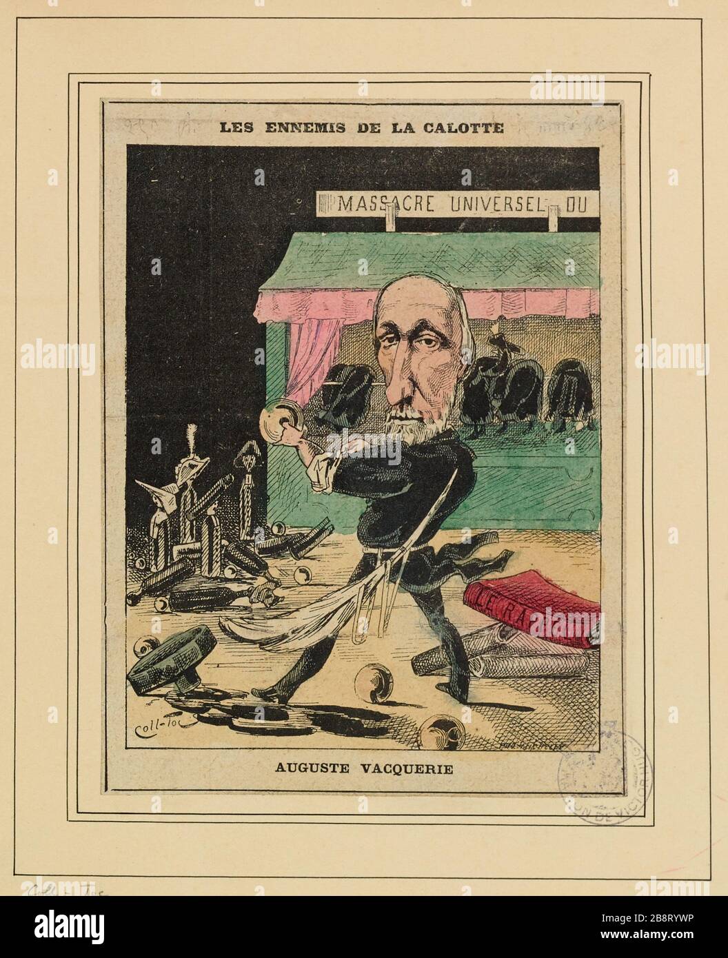 Die Feinde von Vacquerie Mütze Stockfoto