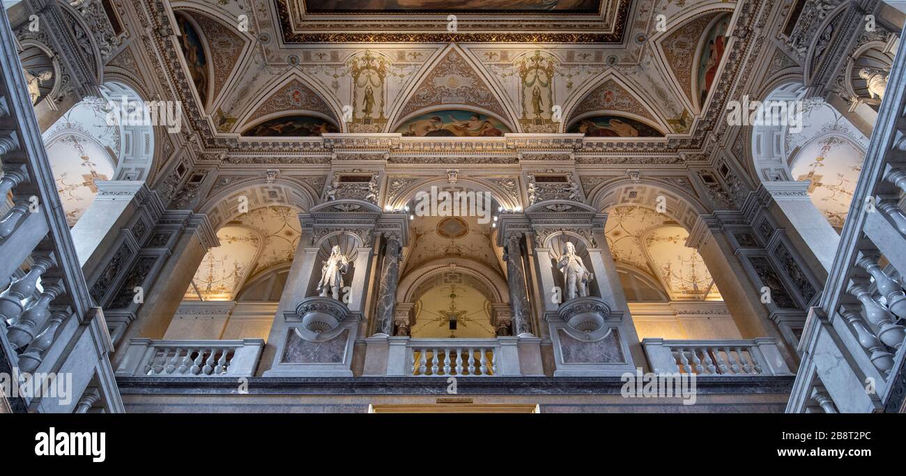 Wien, Österreich - Innere des Naturhistorischen Museums (Naturhistorisches Museum). Das Größte Und Älteste Museum In Wien Stockfoto
