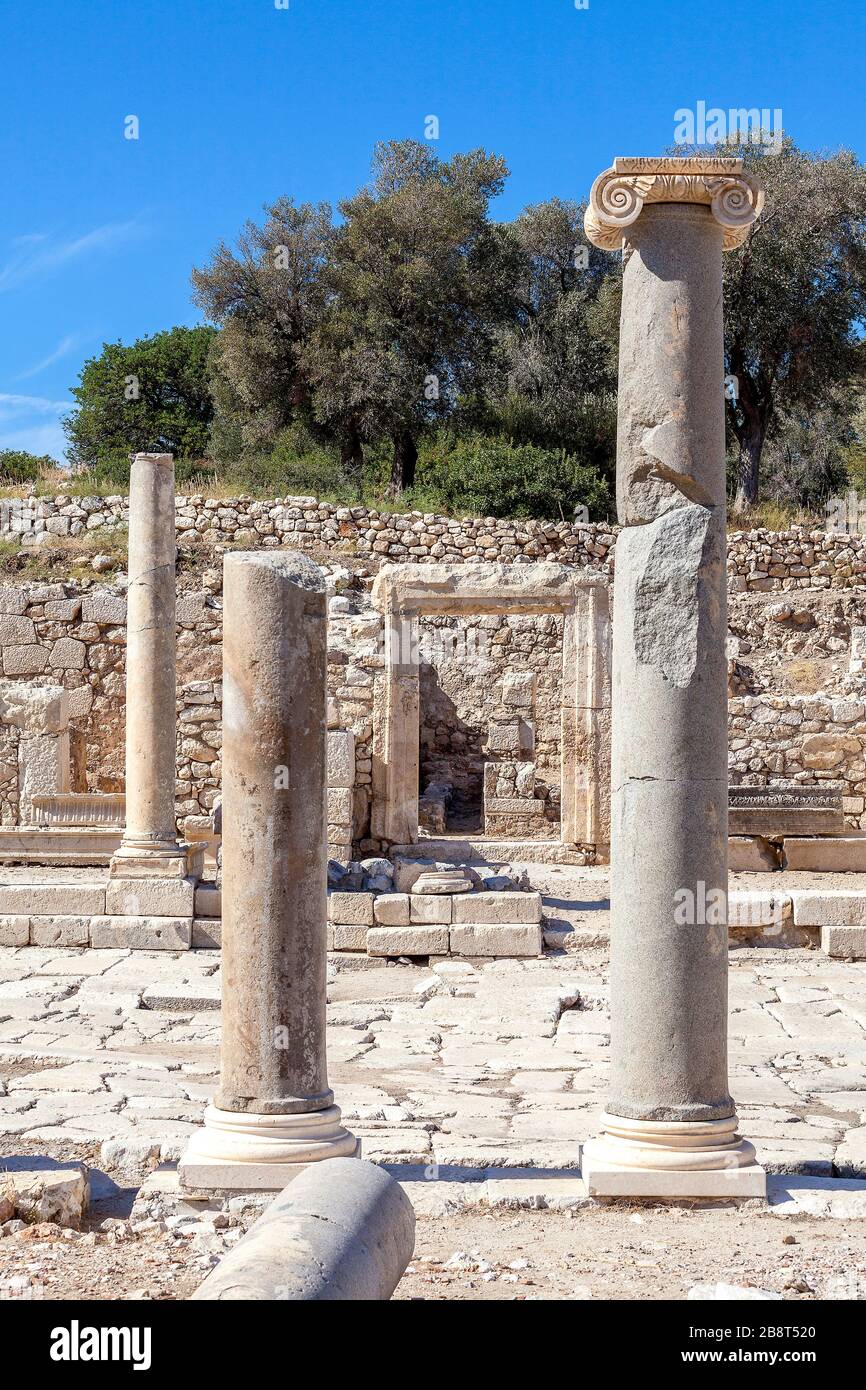 Ruinen der antiken Stadt Patara, Antalya, Türkei. Stockfoto