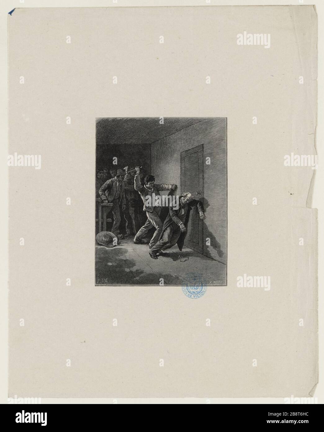 [Claude Gueux] Ausführung Stockfoto