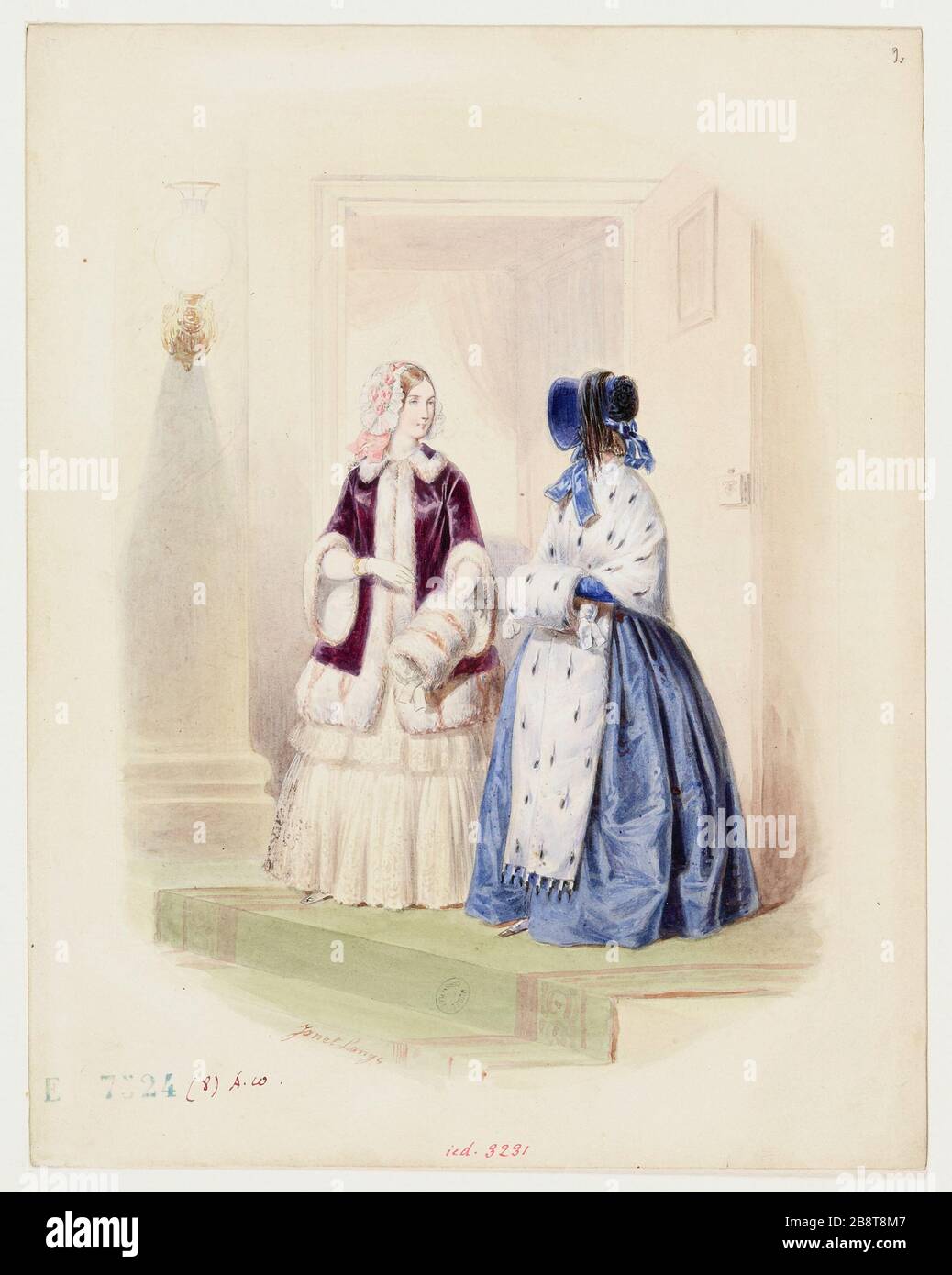 Modus zu Abbildungen 1844. (Dummy-Titel) Stockfoto