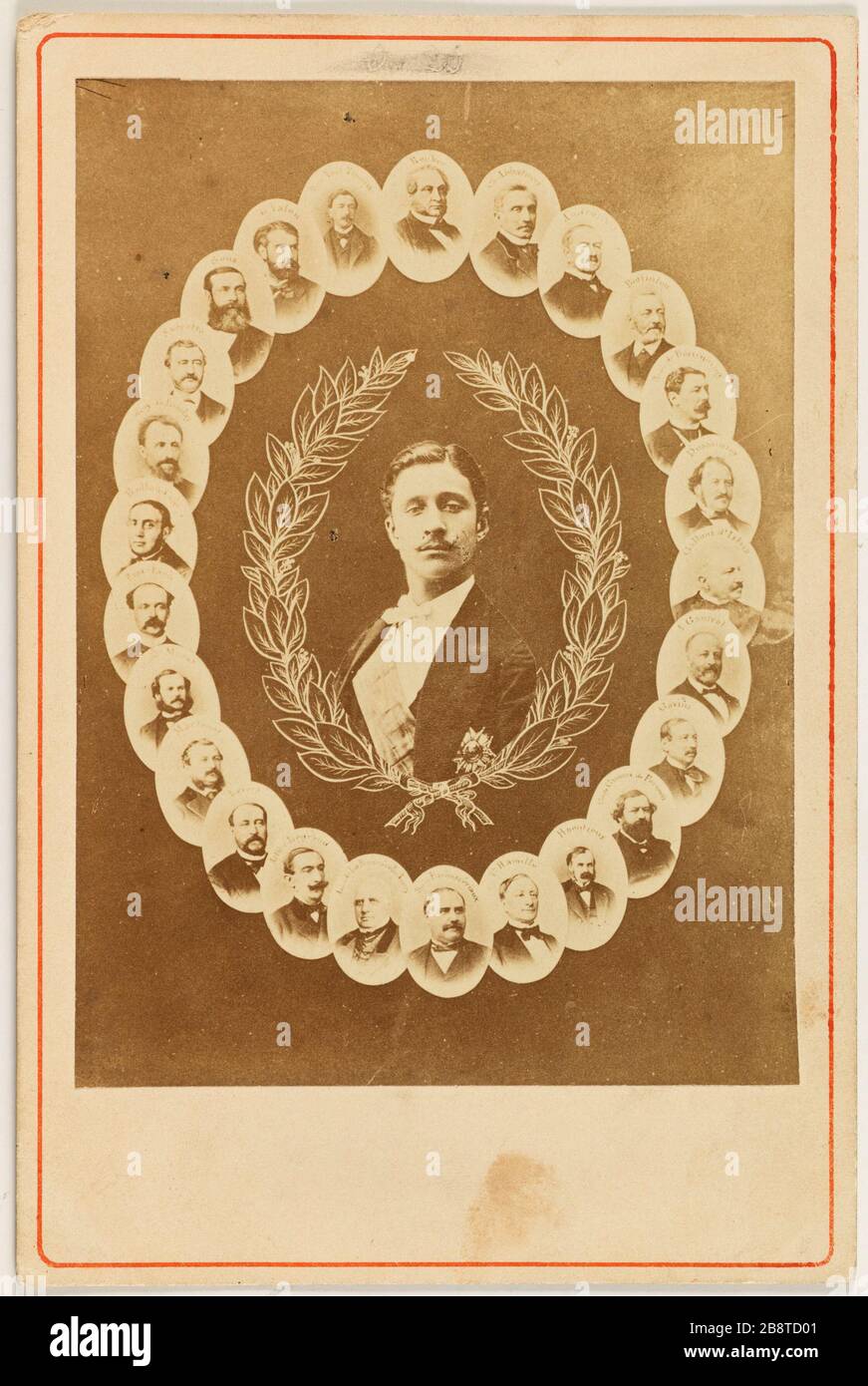 Porträt von Bonaparte (Eugene Louis Jean Joseph), 1856-1879, Prinz Anonyme. "Portrait de Bonaparte (Eugène, Louis, Jean, Joseph), 1856-1879, Fürst impérial". Tirage sur Papier Albuminé. Paris, musée Carnavalet. Stockfoto