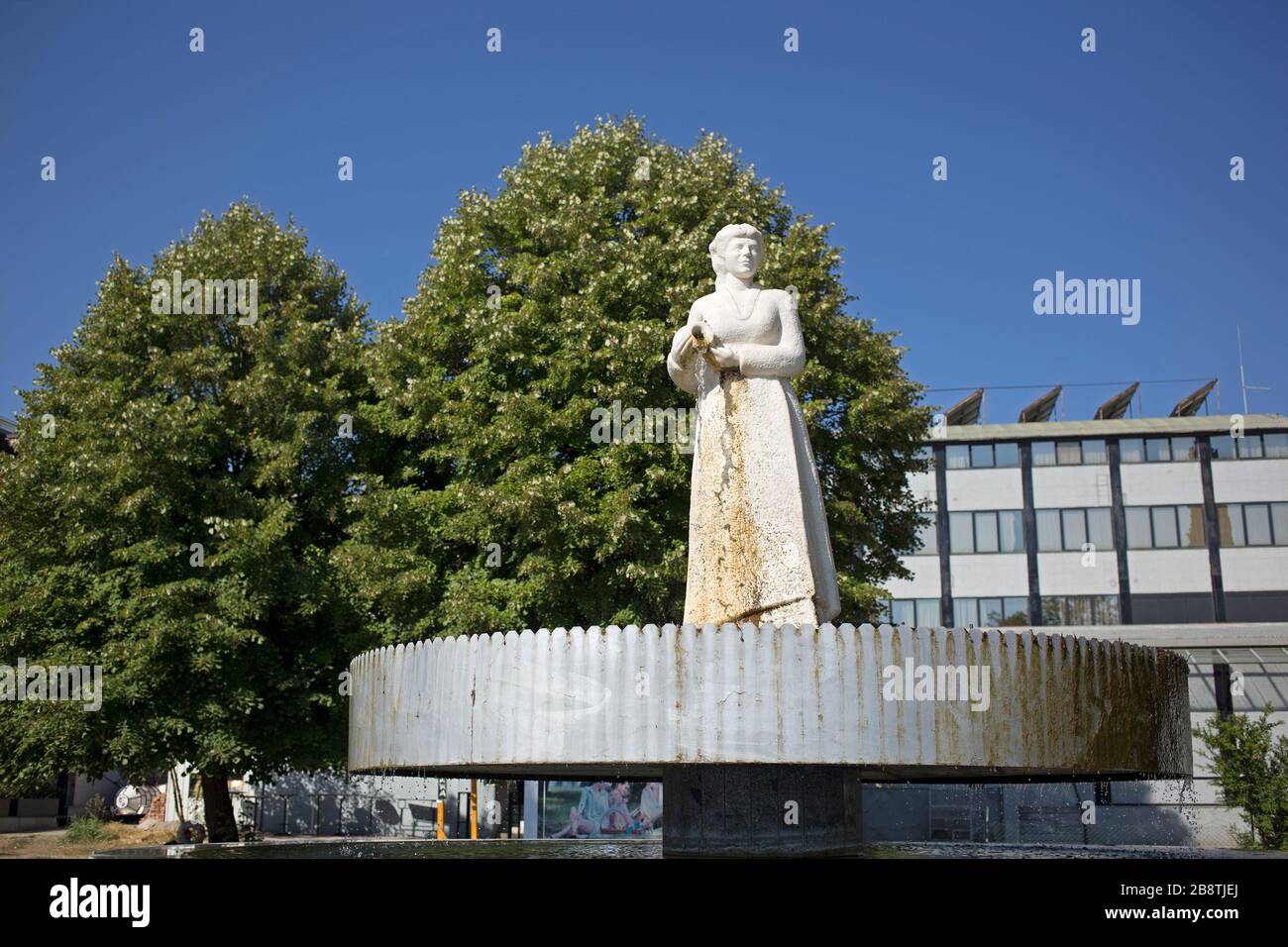 Dojrana Monument in Star Dojran, direkt neben dem See. Die berühmte