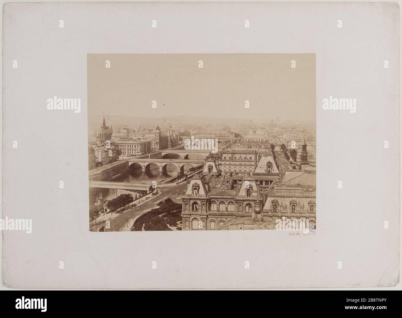 Photographie Stéréoscopique Albuminée - Église Saint-Gervais à Paris - Tirage Original Avant 1900 - Format 17x8.5 Cm