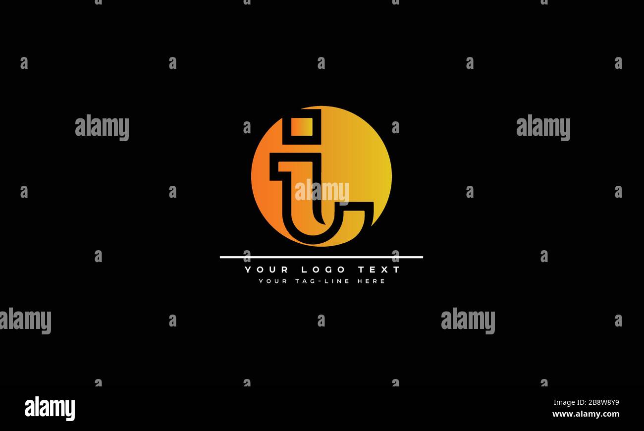 Designvorlagen für das Logo "Letter I" und "II" Stock Vektor
