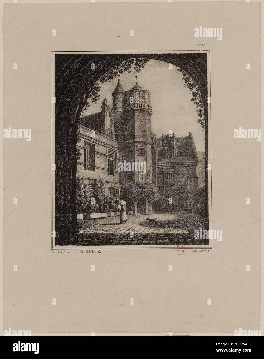 Hôtel de Cluny. Stockfoto
