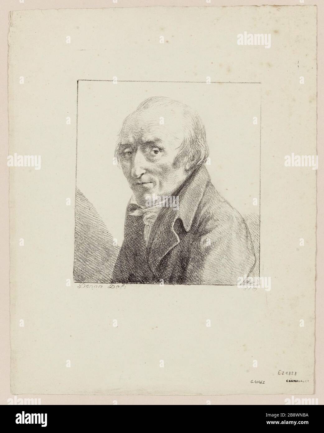 Dominique Vivant Baron Denon, sagte Vivant Denon oder Vivant Denon (1747-1825), Schriftsteller, Diplomat und französischer Verwalter. Stockfoto