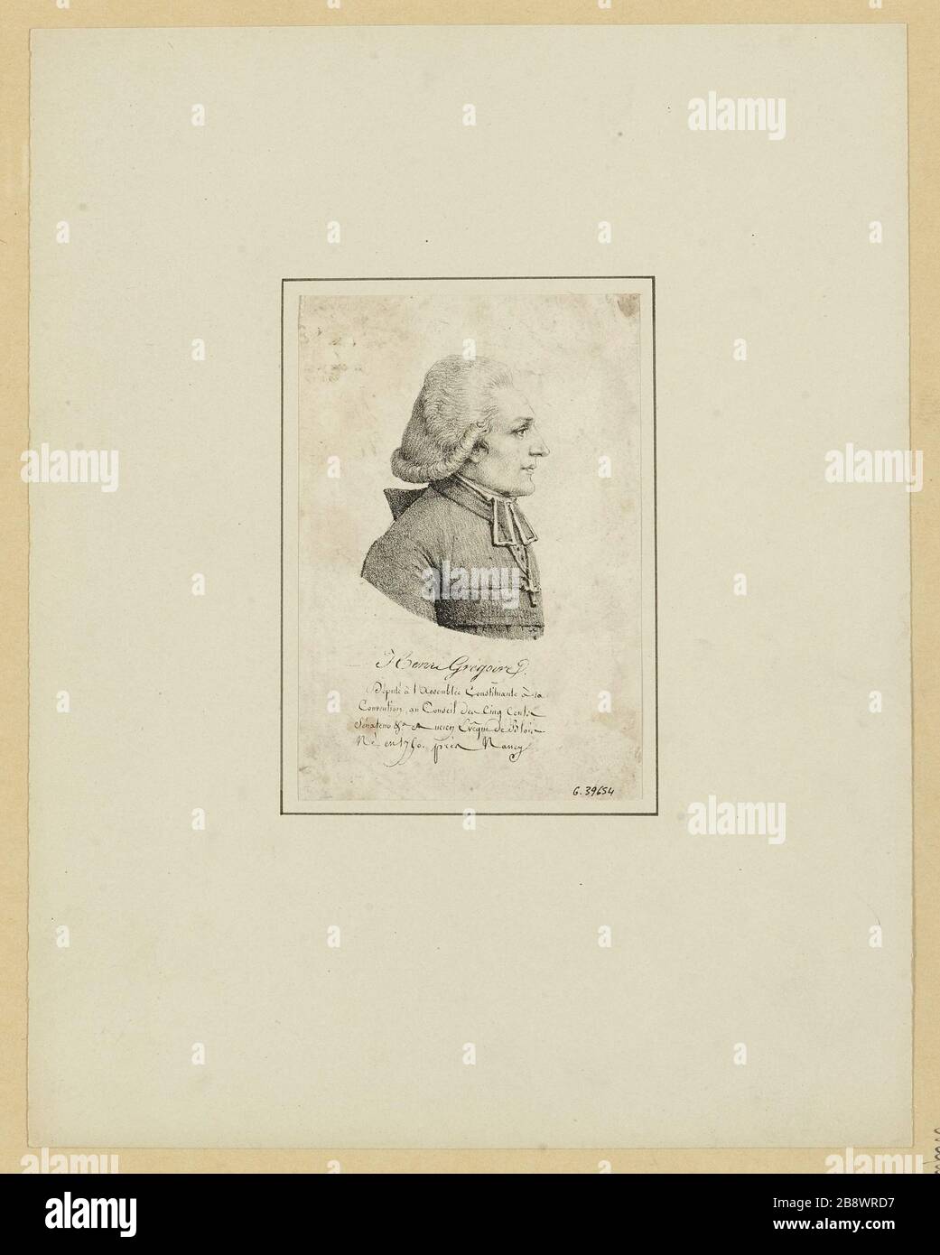 Henri Grégoire / Mitglied der verfassungsgebenden Versammlung zum Konvent [...] Stockfoto