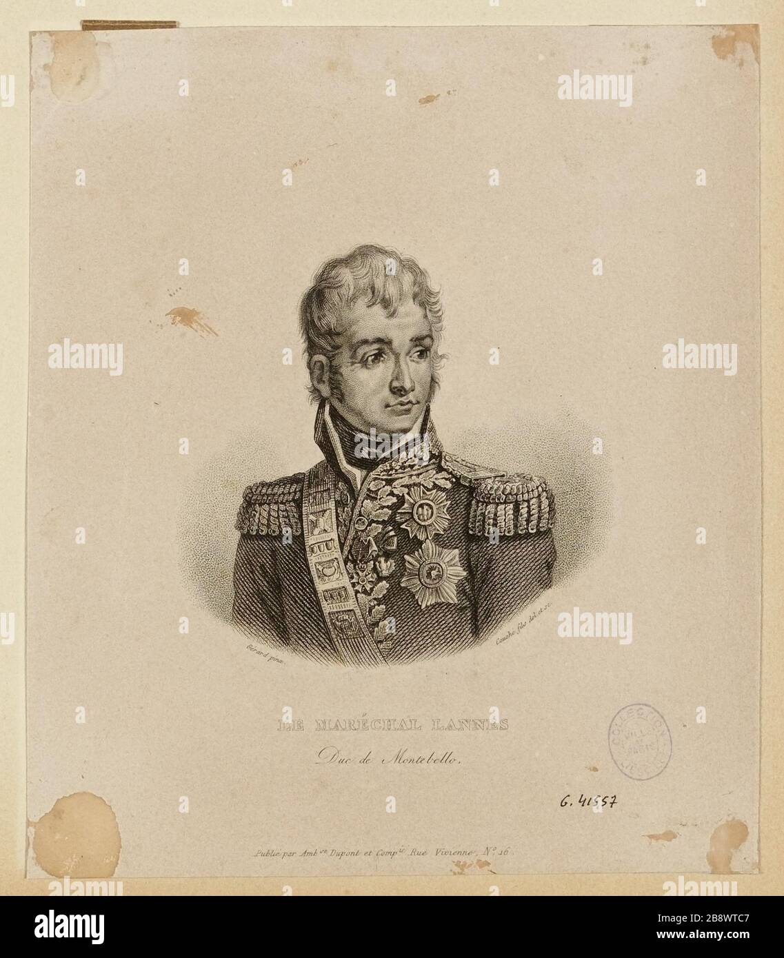 Marschall Lannes/Duc de Montebello Stockfoto
