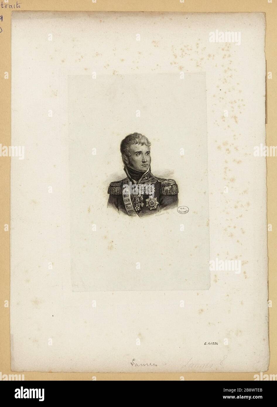 Jean Lannes, 1. Herzog von Montebello (1769-1809), Marschall des Kaiserreichs Stockfoto