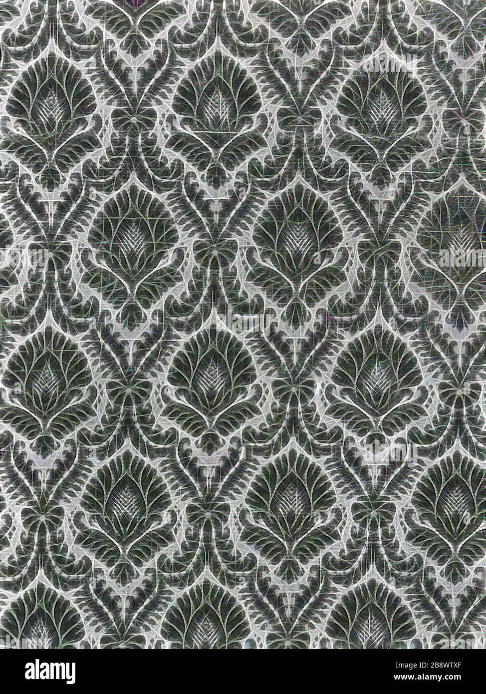 Platte, 1625/1650, Italien, Seide, mit Warp-float gekrümmter Chevron-Twill-Webart mit zusätzlichen Pfahl-Warps, die Schnitt- und unbeschnittenen Velvet bilden, 89,4 x 100,7 cm (35 1/4 x 39 5/8 in.), von Gibon neu vorgestellt, Design von warmem, fröhlichem Leuchten von Helligkeit und Lichtstrahlen. Klassische Kunst mit moderner Note neu erfunden. Fotografie, inspiriert vom Futurismus, die dynamische Energie moderner Technologie, Bewegung, Geschwindigkeit und Kultur revolutionieren. Stockfoto