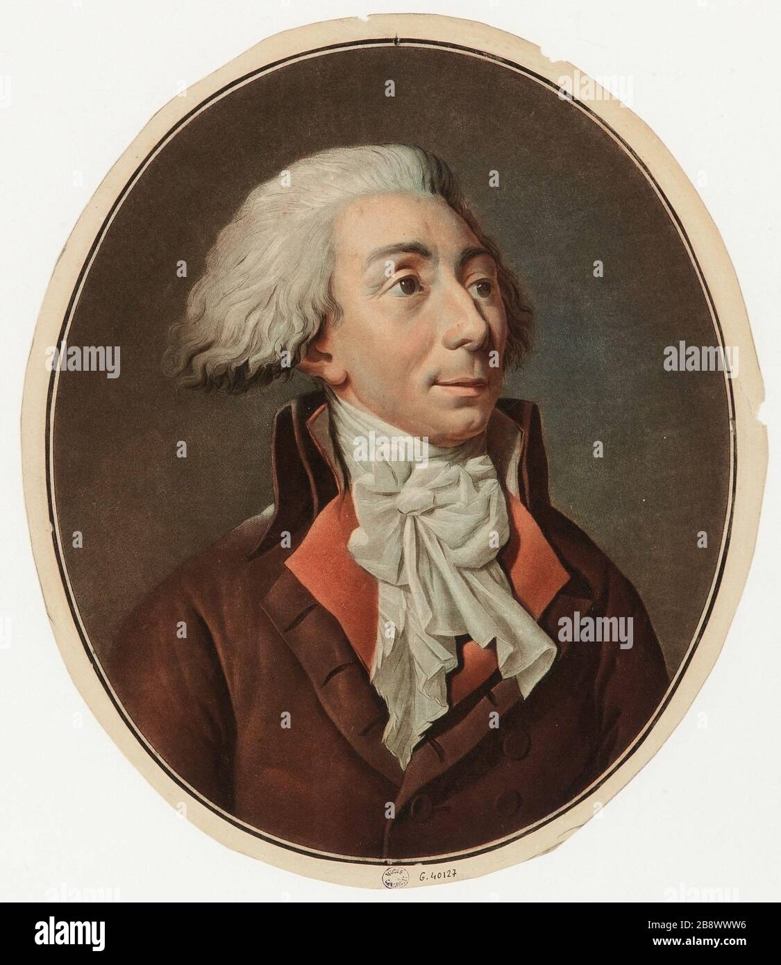 Louis-Michel Le Peletier de Saint-Fargeau (1760 - 173), Politiker Stockfoto