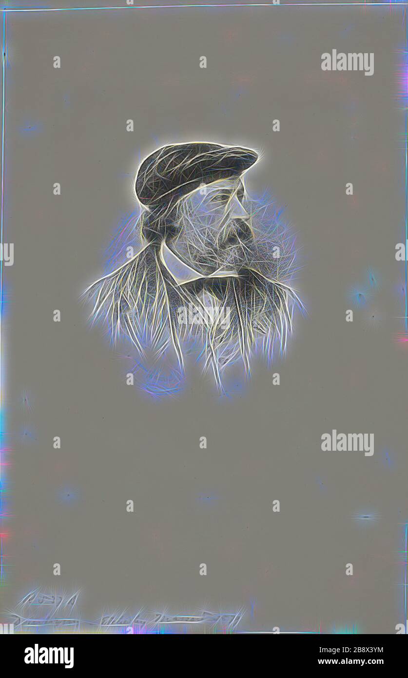 Porträt von Daubigny, 1879, Léopold Massard, Französisch, 1812-1889, Frankreich, Radierung auf elfenbeinfarbenem Papier, 90 × 82 mm (Bild), 160 × 113 mm (Platte), 235 × 153 mm (Blatt), von Gibon neu vorgestellt, Design von warmem, fröhlichem Leuchten von Helligkeit und Lichtstrahlen. Klassische Kunst mit moderner Note neu erfunden. Fotografie, inspiriert vom Futurismus, die dynamische Energie moderner Technologie, Bewegung, Geschwindigkeit und Kultur revolutionieren. Stockfoto